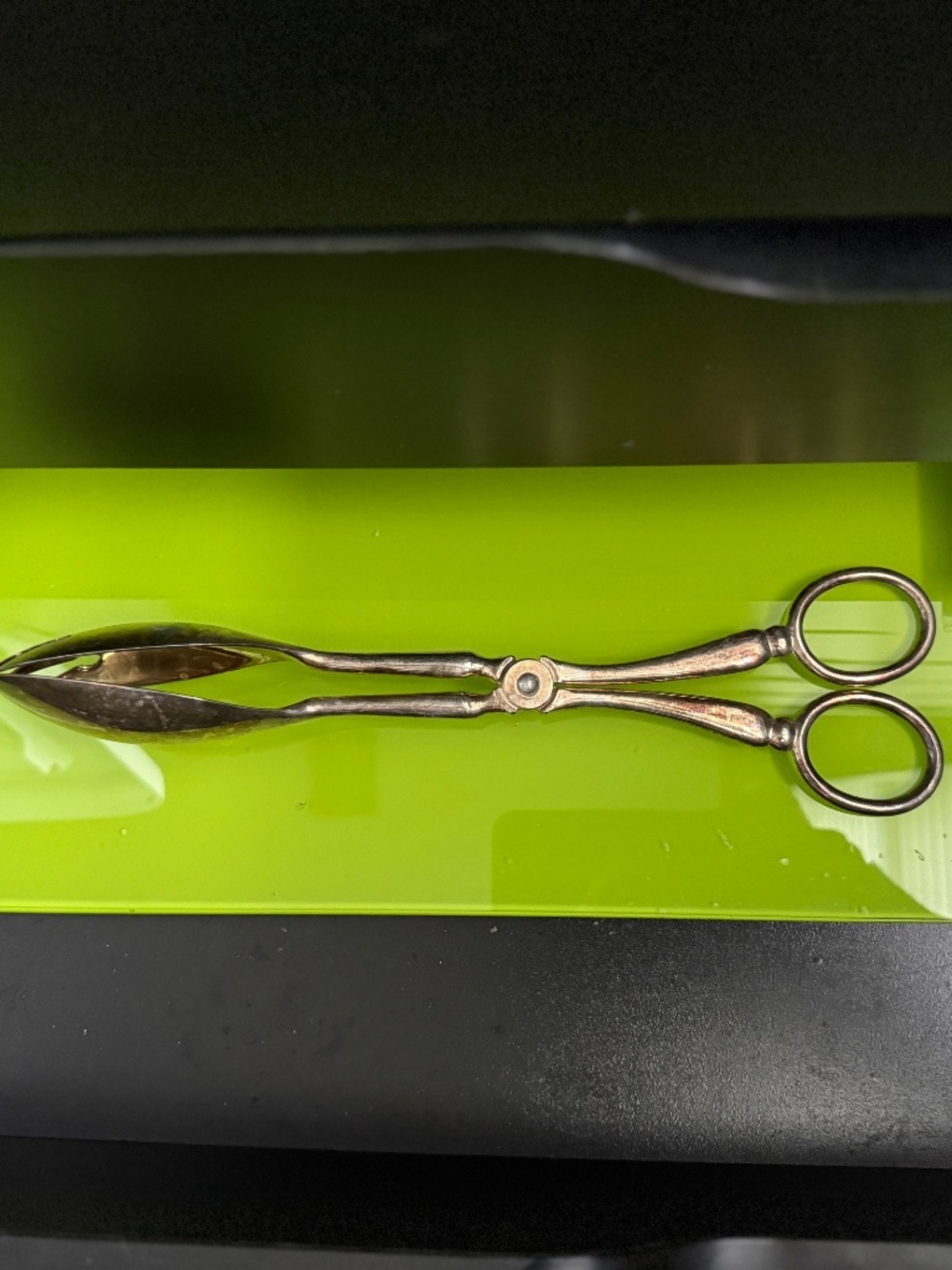 Salad Tongs Silver Plated